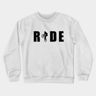 RIDE BMX Black Logo Crewneck Sweatshirt